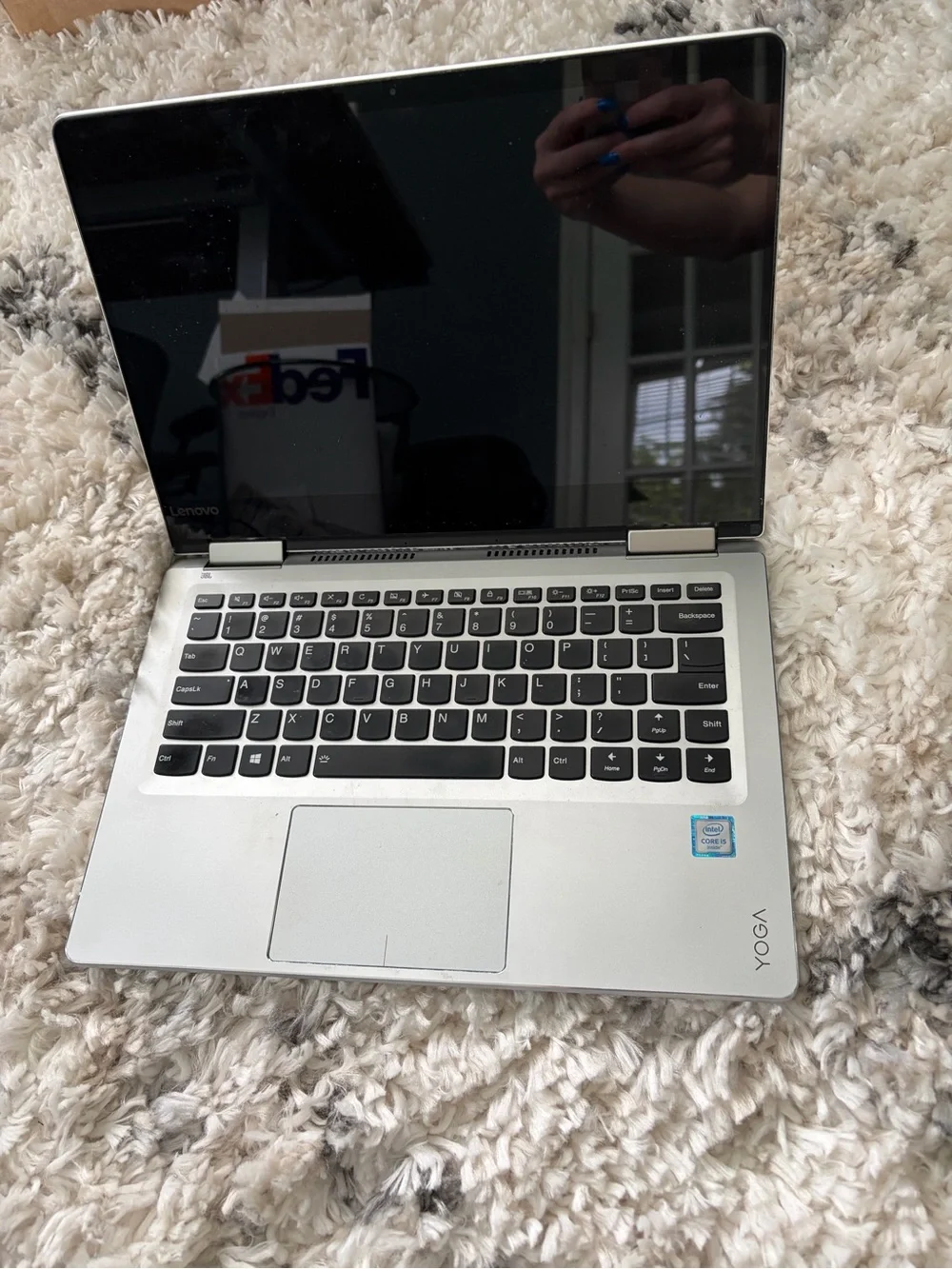 Lenovo Yoga Silver Convertible Laptop